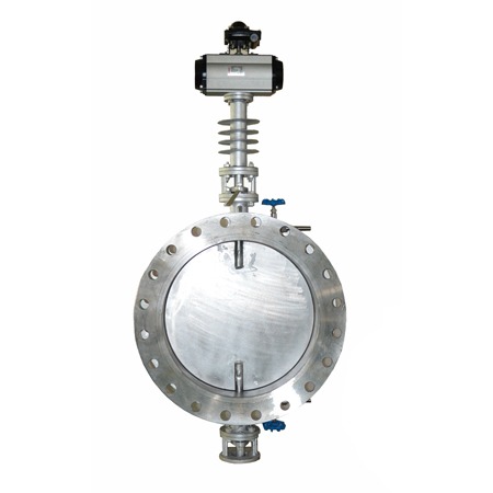 双水冷式高温电动通风蝶阀 耐温1400℃